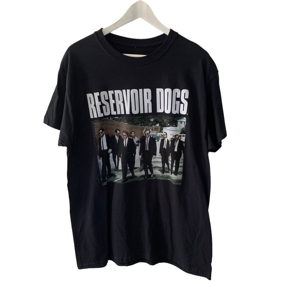 Reservoir Dogs Black Graphic T Shirt Crew Neck Neo Noir Crime Thriller Film - Picture 1 of 10